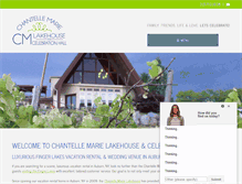 Tablet Screenshot of chantellemarielakehouse.com